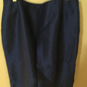 Euc -Women's Le Suit Straight Skirt Royal blue 16